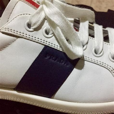 prada 4e2845|AUTHENTIC PRADA SNEAKERS SHOES 4E2845 BLUE WHITE .